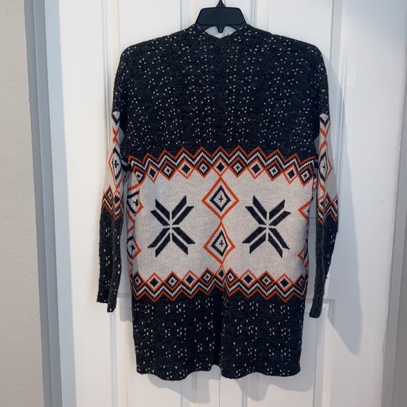 CHUNKY KNIT OPEN CARDIGAN with pockets - Picture 2 of 4